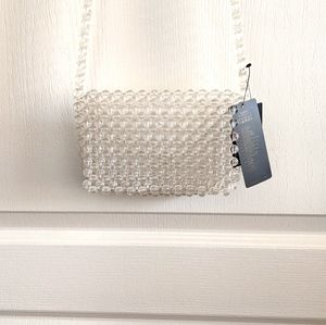 Clear Beaded Purse
